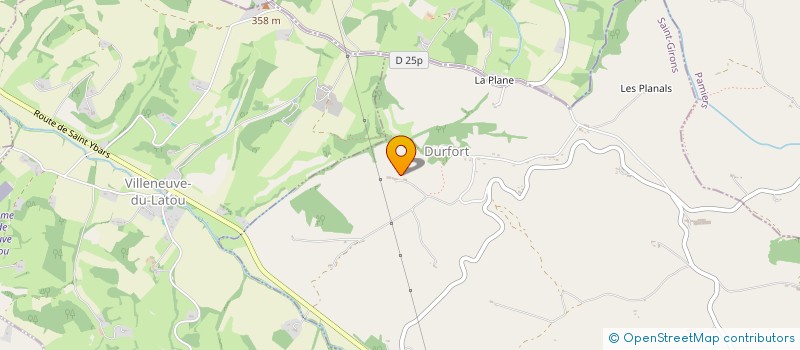 localisation de l'entreprise MONSIEUR CHRISTOPHE MASSAT à DURFORT