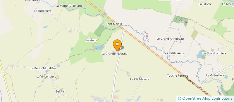 localisation de l'entreprise MONSIEUR CHRISTOPHE MASSE  LE BURET