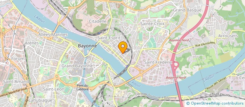 localisation de l'entreprise MONSIEUR CHRISTOPHE MASSE  BAYONNE