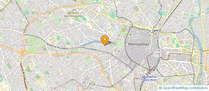 localisation de l'entreprise MONSIEUR CHRISTOPHE MASSON à MONTPELLIER