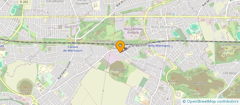 localisation de l'entreprise MONSIEUR CHRISTOPHE MASSON  BILLY-MONTIGNY