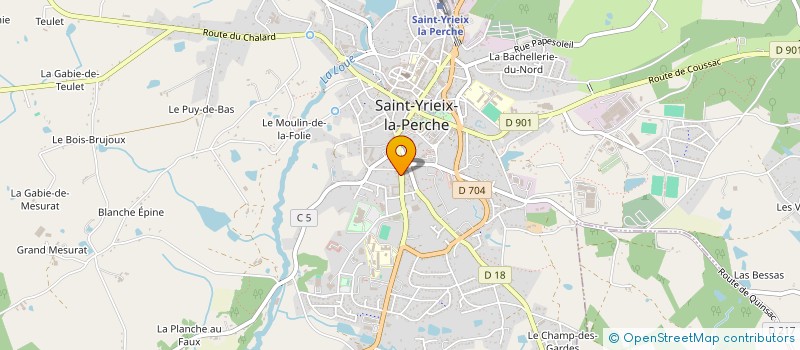 localisation de l'entreprise MONSIEUR CHRISTOPHE MASSY à SAINT-YRIEIX-LA-PERCHE