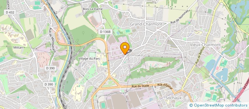 localisation de l'entreprise MONSIEUR CHRISTOPHE MATHEY  MONTBELIARD