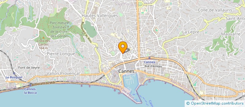 localisation de l'entreprise MONSIEUR CHRISTOPHE MATHIEU  CANNES