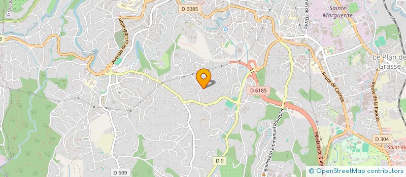 localisation de l'entreprise MONSIEUR CHRISTOPHE MATHONAT à GRASSE