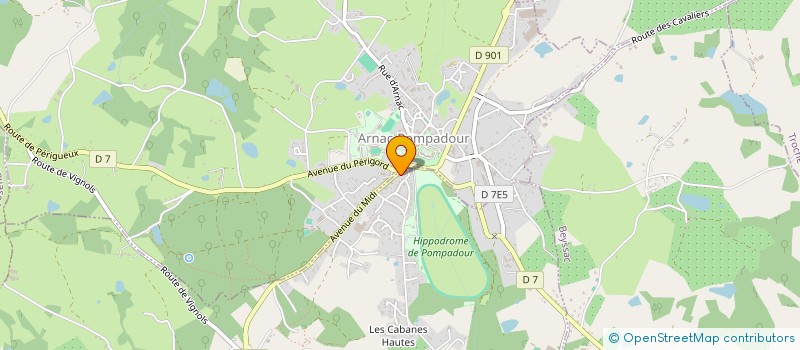 localisation de l'entreprise MONSIEUR CHRISTOPHE MATHOT  SAINT-SORNIN-LAVOLPS