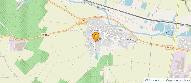 localisation de l'entreprise MONSIEUR CHRISTOPHE MAUDUIT  CHOUILLY