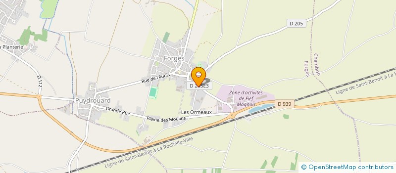 localisation de l'entreprise MONSIEUR CHRISTOPHE MAUGUERET  CIRE-D'AUNIS