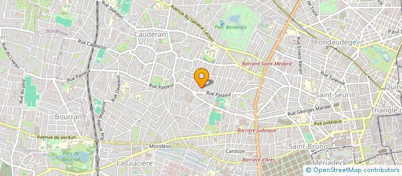 localisation de l'entreprise MONSIEUR CHRISTOPHE MAURICE  BORDEAUX