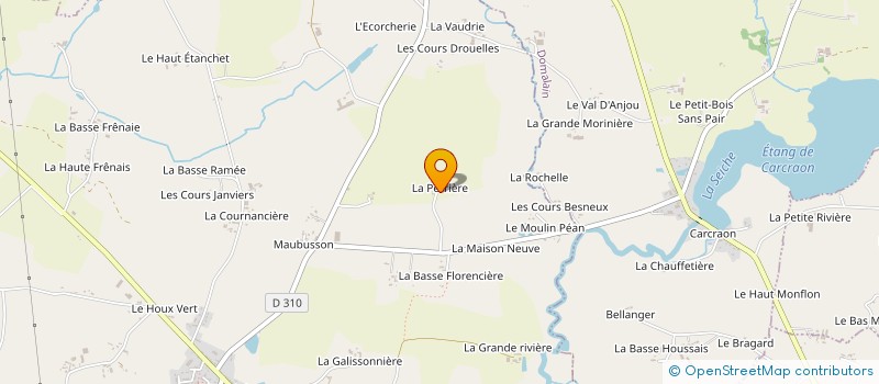 localisation de l'entreprise MONSIEUR CHRISTOPHE MAURILLON  VISSEICHE