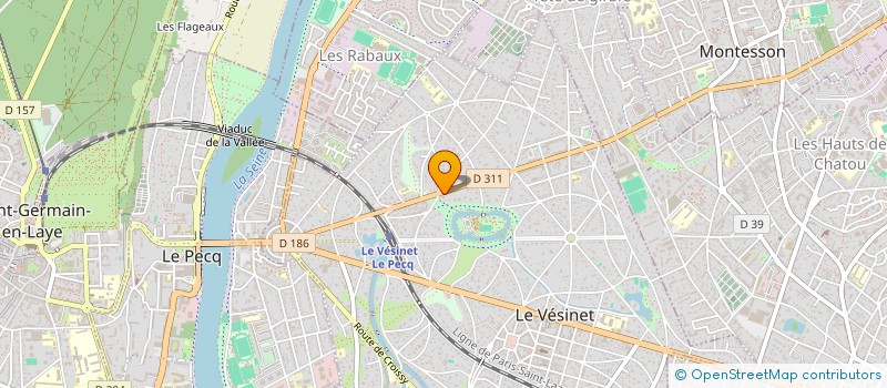 localisation de l'entreprise MONSIEUR CHRISTOPHE MAZAUD  LE VESINET