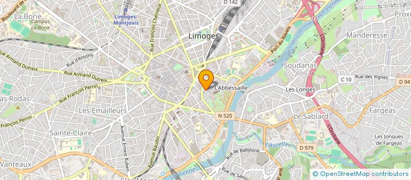 localisation de l'entreprise MONSIEUR CHRISTOPHE MAZIERE à LIMOGES