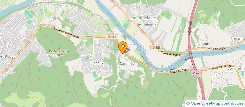 localisation de l'entreprise MONSIEUR CHRISTOPHE MAZIERES  CAHORS