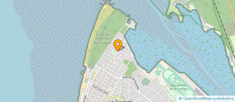 localisation de l'entreprise MONSIEUR CHRISTOPHE MAZINGARBE  LE TOUQUET-PARIS-PLAGE