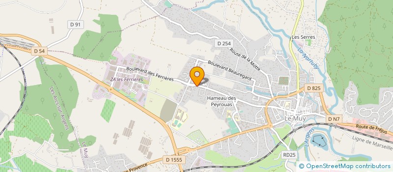 localisation de l'entreprise MONSIEUR CHRISTOPHE MAZZOLETTI à LE MUY