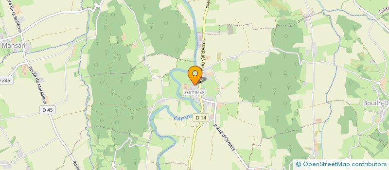 localisation de l'entreprise MONSIEUR CHRISTOPHE MENAUT  LAMEAC