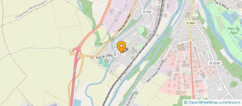 localisation de l'entreprise MONSIEUR CHRISTOPHE MENDES  VILLENOY