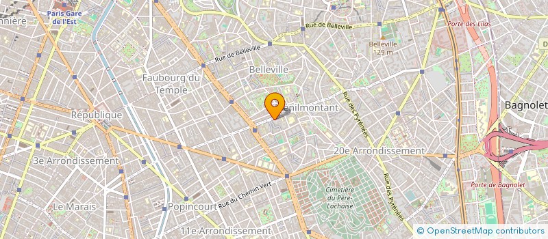 localisation de l'entreprise MONSIEUR CHRISTOPHE MENDES  PARIS