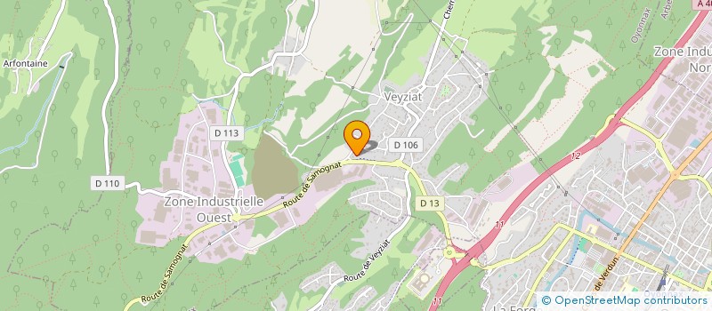 localisation de l'entreprise MONSIEUR CHRISTOPHE MENDES à OYONNAX