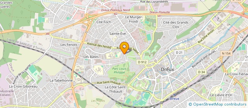 localisation de l'entreprise MONSIEUR CHRISTOPHE MENDES-E-SILVA  DREUX