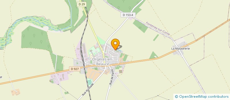 localisation de l'entreprise MONSIEUR CHRISTOPHE MENELON à ORGERES-EN-BEAUCE