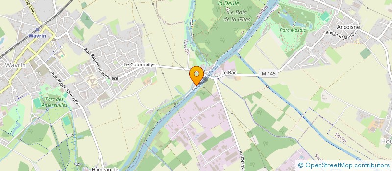 localisation de l'entreprise MONSIEUR CHRISTOPHE MENET  WAVRIN