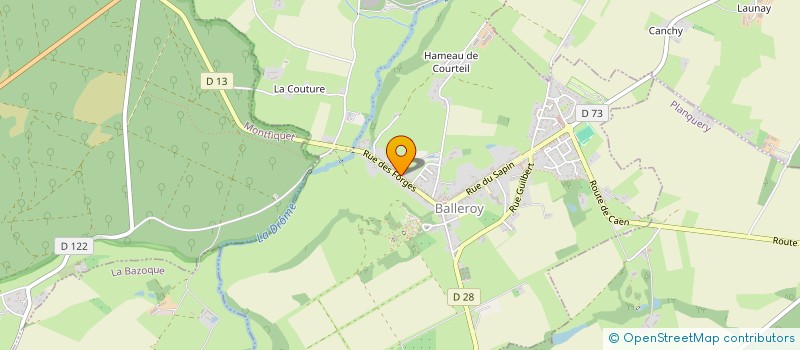 localisation de l'entreprise MONSIEUR CHRISTOPHE MENETRIER  BALLEROY-SUR-DROME