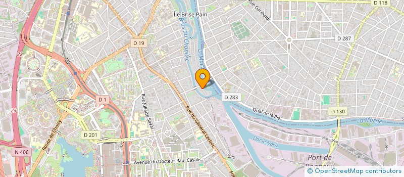 localisation de l'entreprise MONSIEUR CHRISTOPHE MENSAH  CRETEIL