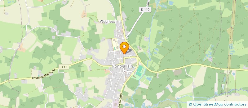 localisation de l'entreprise MONSIEUR CHRISTOPHE MENU  PONTVALLAIN