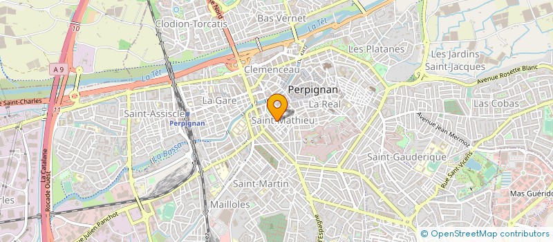 localisation de l'entreprise MONSIEUR CHRISTOPHE MENVIELLE  PERPIGNAN
