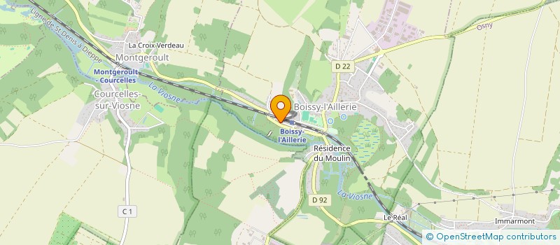 localisation de l'entreprise MONSIEUR CHRISTOPHE MERCHER  BOISSY-L'AILLERIE