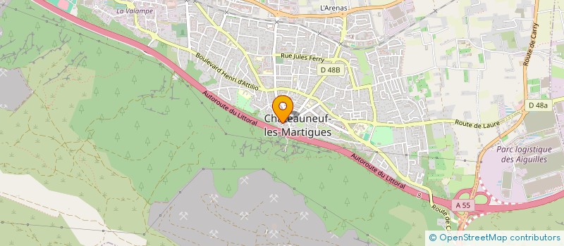 localisation de l'entreprise MONSIEUR CHRISTOPHE MERCIECA  CHATEAUNEUF-LES-MARTIGUES