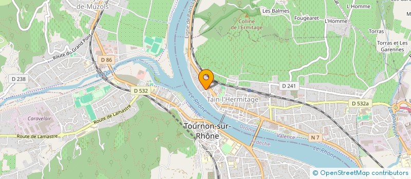 localisation de l'entreprise MONSIEUR CHRISTOPHE MERCIER  TAIN-L'HERMITAGE