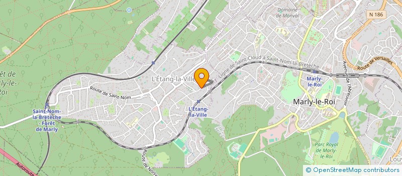 localisation de l'entreprise MONSIEUR CHRISTOPHE MERCIER  L'ETANG-LA-VILLE