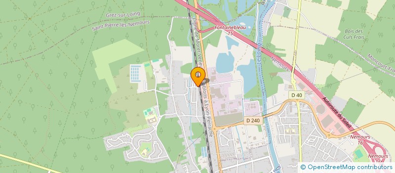 localisation de l'entreprise MONSIEUR CHRISTOPHE MEREU  SAINT-PIERRE-LES-NEMOURS