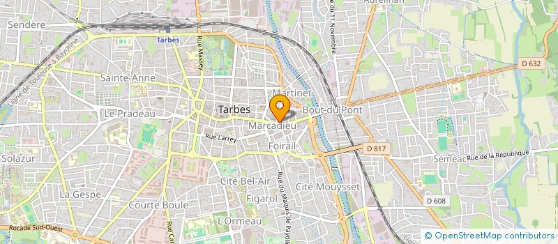 localisation de l'entreprise MONSIEUR CHRISTOPHE MERIC à TARBES