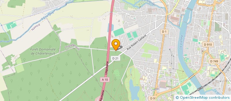 localisation de l'entreprise MONSIEUR CHRISTOPHE MERIOT  CHATELLERAULT