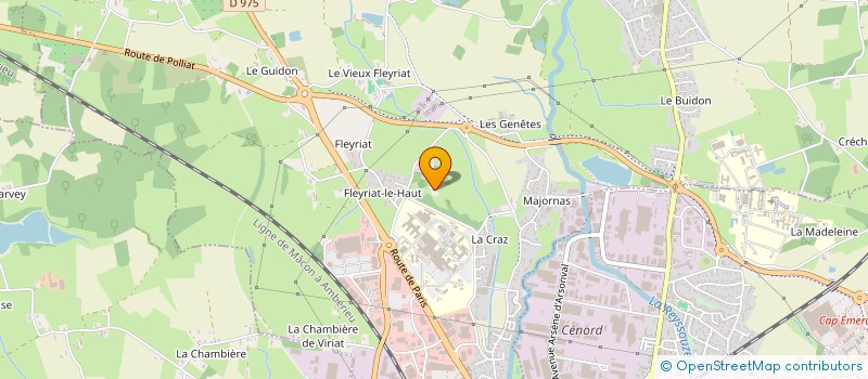 localisation de l'entreprise MONSIEUR CHRISTOPHE MERLINC à VIRIAT