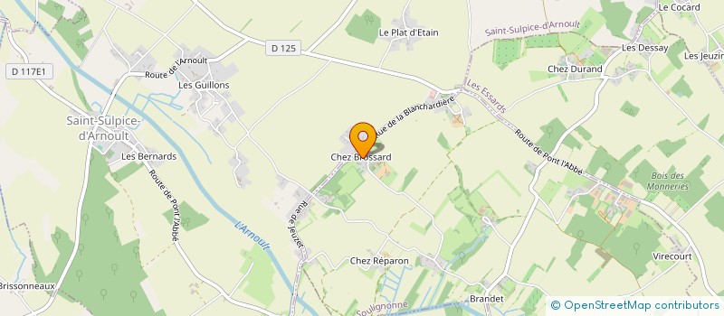 localisation de l'entreprise MONSIEUR CHRISTOPHE MERVILLE  SOULIGNONNE