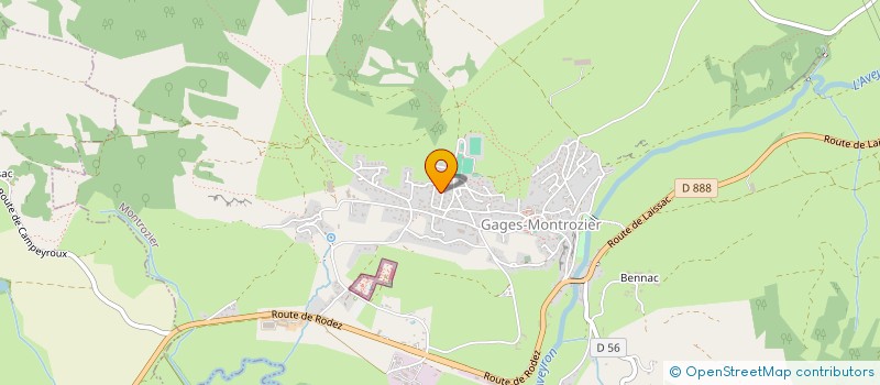 localisation de l'entreprise MONSIEUR CHRISTOPHE MERY  MONTROZIER