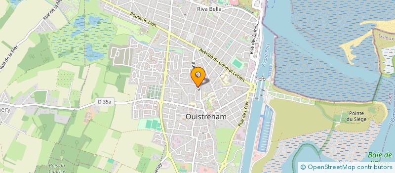 localisation de l'entreprise MONSIEUR CHRISTOPHE MESNIL  OUISTREHAM