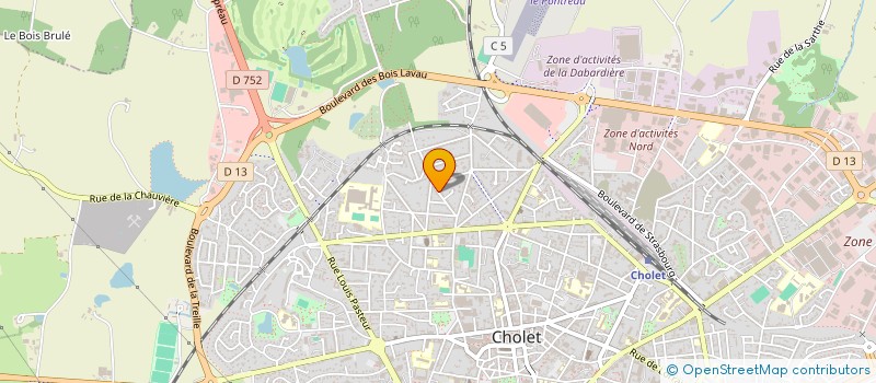 localisation de l'entreprise MONSIEUR CHRISTOPHE METAIS à CHOLET