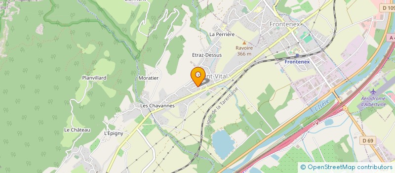 localisation de l'entreprise MONSIEUR CHRISTOPHE METGE  GRESY-SUR-ISERE