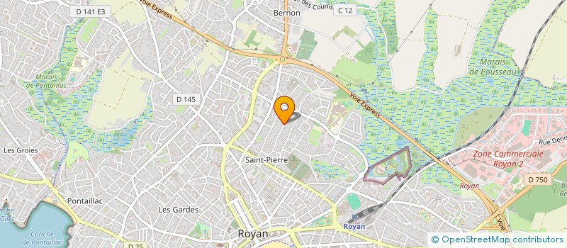 localisation de l'entreprise MONSIEUR CHRISTOPHE METIVIER  ROYAN