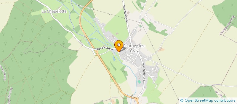 localisation de l'entreprise MONSIEUR CHRISTOPHE METTOT  CHARGEY-LES-GRAY