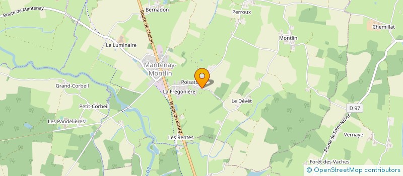 localisation de l'entreprise MONSIEUR CHRISTOPHE MEUNIER à MANTENAY-MONTLIN