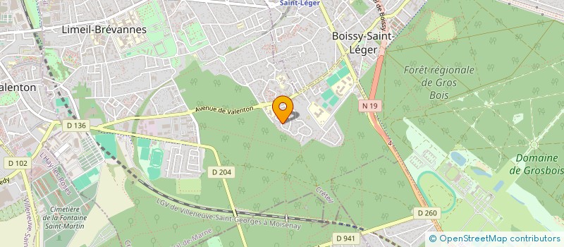 localisation de l'entreprise MONSIEUR CHRISTOPHE MEUNIER à LIMEIL-BREVANNES