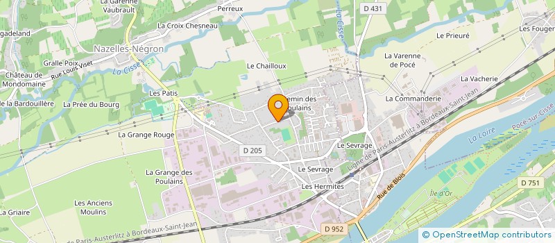 localisation de l'entreprise MONSIEUR CHRISTOPHE MEUSNIER  NAZELLES-NEGRON
