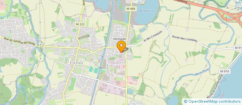 localisation de l'entreprise MONSIEUR CHRISTOPHE MEYER  ESCHAU