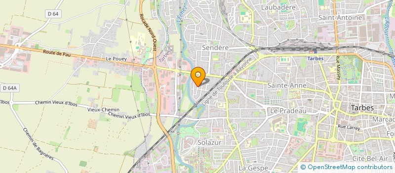 localisation de l'entreprise MONSIEUR CHRISTOPHE MEYER  TARBES